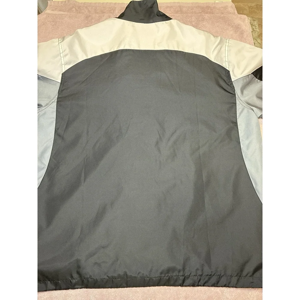 Washington Redskins Windbreaker Reebok NFL Apparel Mens XL Jacket Black SI Logo